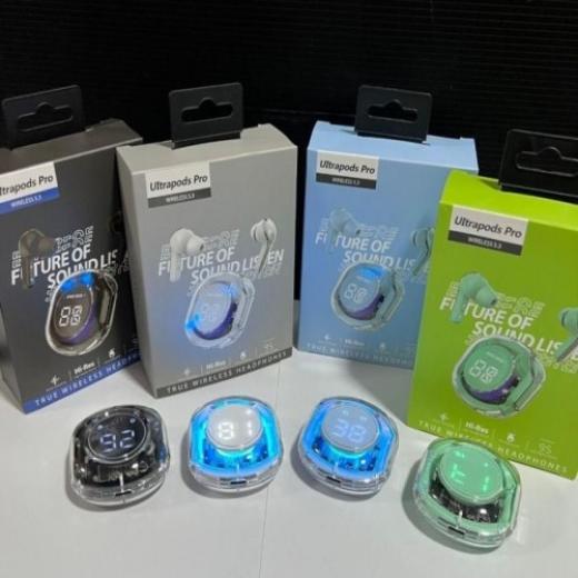 Ultrapods Pro True Wireless Earbuds with Display Transparent Design, Bluetooth 5.3 - Image 3